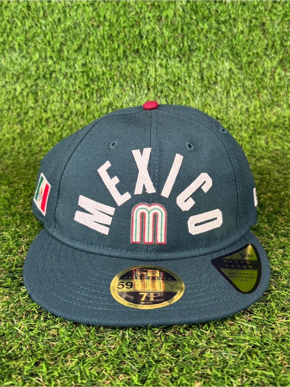 New Era 59FIFTY Team Mexico 2026 WBC Retro Crown Heritage Hat Cap Men’s 7 5/8